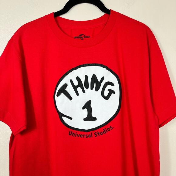Universal Studios Youth XL Cat in the Hat Thing 1 T-Shirt - Picture 3 of 6